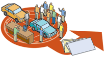 Export Process Step 1: Premium Salvage Auto Purchased